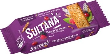 Sultana Fruitbiscuits Bosvruchten 43 g