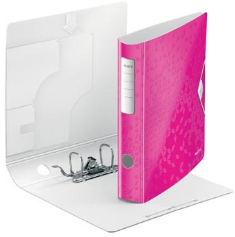 Ordner A4 rug van 6,5 cm roze Leitz WOW Active-2