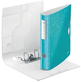 Ordner A4 rug van 6,5 cm ijsblauw Leitz WOW Active-2