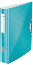 Ordner A4 rug van 6,5 cm ijsblauw Leitz WOW Active