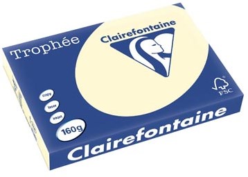Clairefontaine Trophée Pastel gekleurd papier A3 160 g 250 vel crème