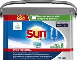 Sun Pro Formula All-in-one vaatwastabletten emmer van 200 stuks