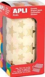 Apli Stickers ster goud 2.360 stuks