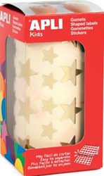 Apli Stickers ster goud 2.360 stuks