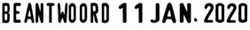 Trodat tekststempel met datum Classic Line 1117