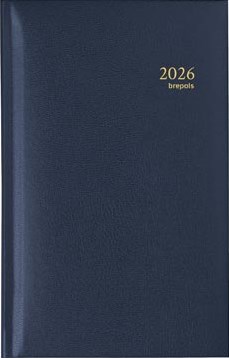 Brepols agenda Interplan Lima blauw 2025