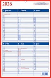 Maandplanner Aurora Memento 10 Franstalig 2025