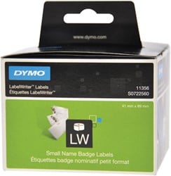 Dymo 11356 verwijderbare naambadges 89 x 41 mm