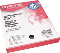 Geperforeerde showtas A4 55 micron glashelder doos van 100 stuks-2