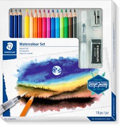 Staedtler Watercolour Set, set van 18 stuks