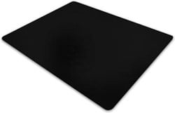 Vloerbeschermer zwart voor tapijt Cleartex Advantagemat rechthoekig 120 x 150cm