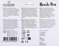 Talens Ecoline Brush pen etui van 15 stuks assorti-1