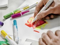 Talens Ecoline Brush pen etui met 5 stuks in de primaire kleuren-3