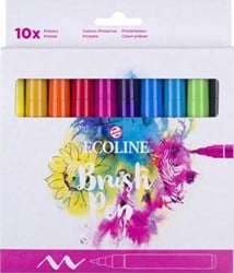 Talens Ecoline Brush pen  etui van 10 stuks  assorti