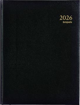 Dagagenda 2025 Brepols Ambassador Lima zwart