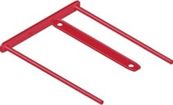 Bankers Box archiefbinder D-clip doos van 100 stuks rood