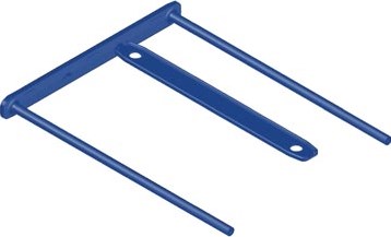 Bankers Box archiefbinder D-Clip blauw doos van 100 stuks
