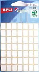 Agipa witte etiketten 9x13mm