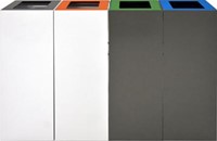 V-Part modulaire afvalbak 60 l wit-2