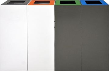 V-Part modulaire afvalbak 60 l wit-2