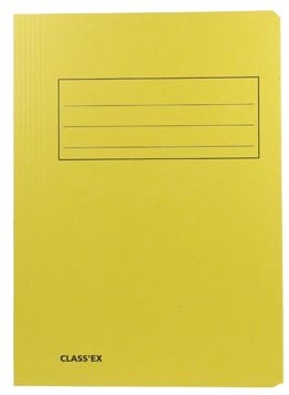 Stofklepmappen A4 geel ds/50