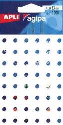 Agipa versterkingsringen etui van 1.008 stuks