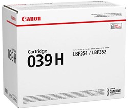 Canon 039HBK toner zwart