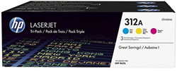 HP 312A tonercartridge drie kleuren CF440AM