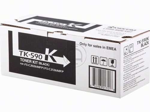 Kyocera tonercartridge TK-590K black capaciteit 7000 afdrukken