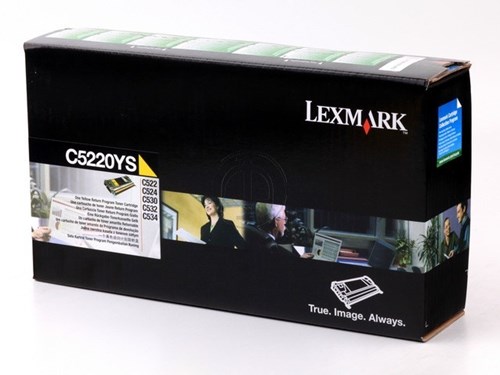 Lexmark C5220YS return program toner geel 3.000 afdrukken