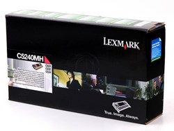 Lexmark C5240MH return program toner magenta 5.000 afdrukken