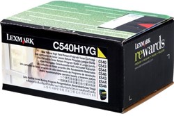 Lexmark C540H1YG return program toner geel 2.000 afdrukken