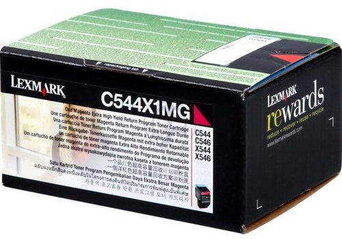 Lexmark C544X1MG return program toner magenta 4.000 afdrukken