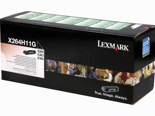 Lexmark X264H11G return program toner zwart 9.000 afdrukken