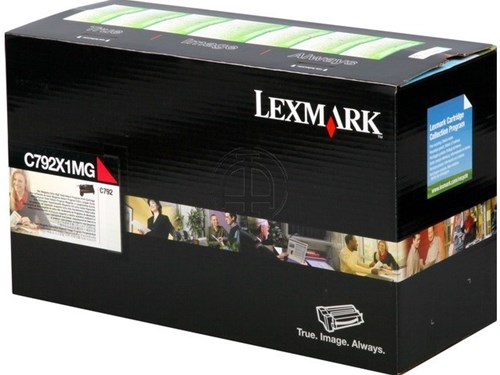 Lexmark C792X1MG return program toner magenta 20.000 afdrukken