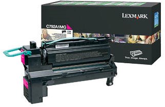 Lexmark tonercartridge C792A1MG magenta return