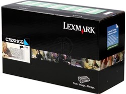 Lexmark tonercartridge X792X1CG cyan return