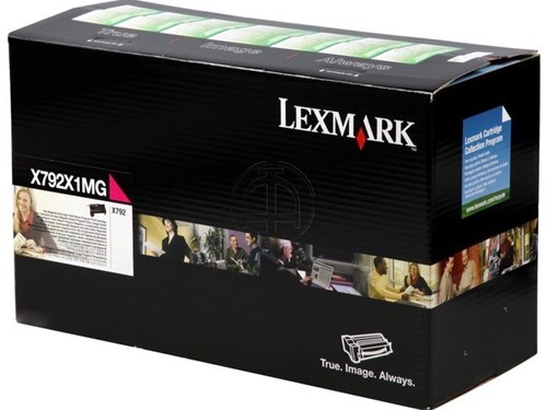 Lexmark tonercartridge X792X1MG magenta return