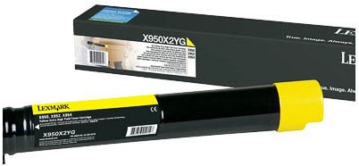 Lexmark X950X2YG toner geel 24.000 afdrukken