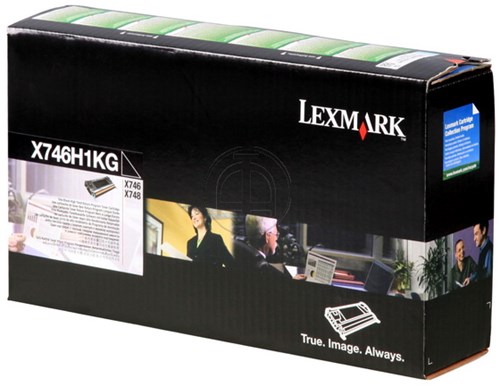 Lexmark X746H1KG return program  toner zwart 12.000 afdrukken