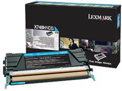 X748H1CG LEXM X748 TONER CYA 10.000pag ISO/IEC19798 return