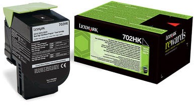 Lexmark 70C2HK0 return program toner zwart 4.000 afdrukken