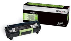 Lexmark 51F2H00 toner zwart 5.000 afdrukken return 5000pages