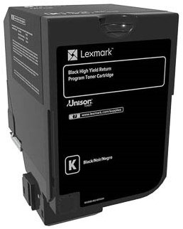 74C2HK0 LEXMARK CS720 TONER BLACK RETURN 20.000pages