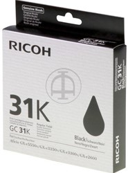 Ricoh inkjet Ricoh 405688|GC-31 K Inktcartridge zwart, 1.920 pagina's ISO/IEC 24711 voor Aficio GX e 2...
