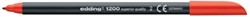 Edding viltstift e-1200 rood