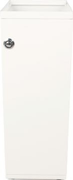 V-Part modulaire afvalbak met deur en zakhouder 55 l wit