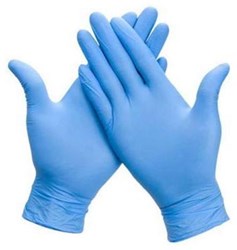 Handschoenen uit nitril  small  blauw  pak van 100 stuks