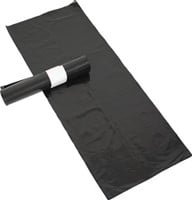 Vuilniszak 60 x 80 x 0.02 cm zwart HDPE 20 x rol van 20 stuks-3