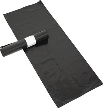Vuilniszak 60 x 80 x 0.02 cm zwart HDPE 20 x rol van 20 stuks-3